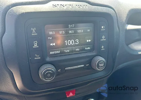 2016 Jeep Renegade Sport from USA, damaged, VIN ZACCJAAT4GPD60465